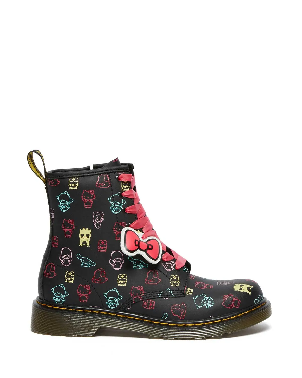 1460 Hello Kitty & Friends Black Multi Hydro Leather Boot