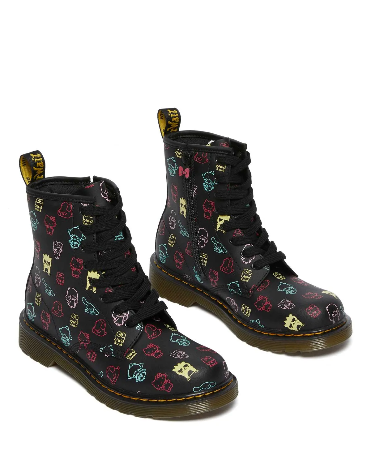 1460 Hello Kitty & Friends Black Multi Hydro Leather Boot