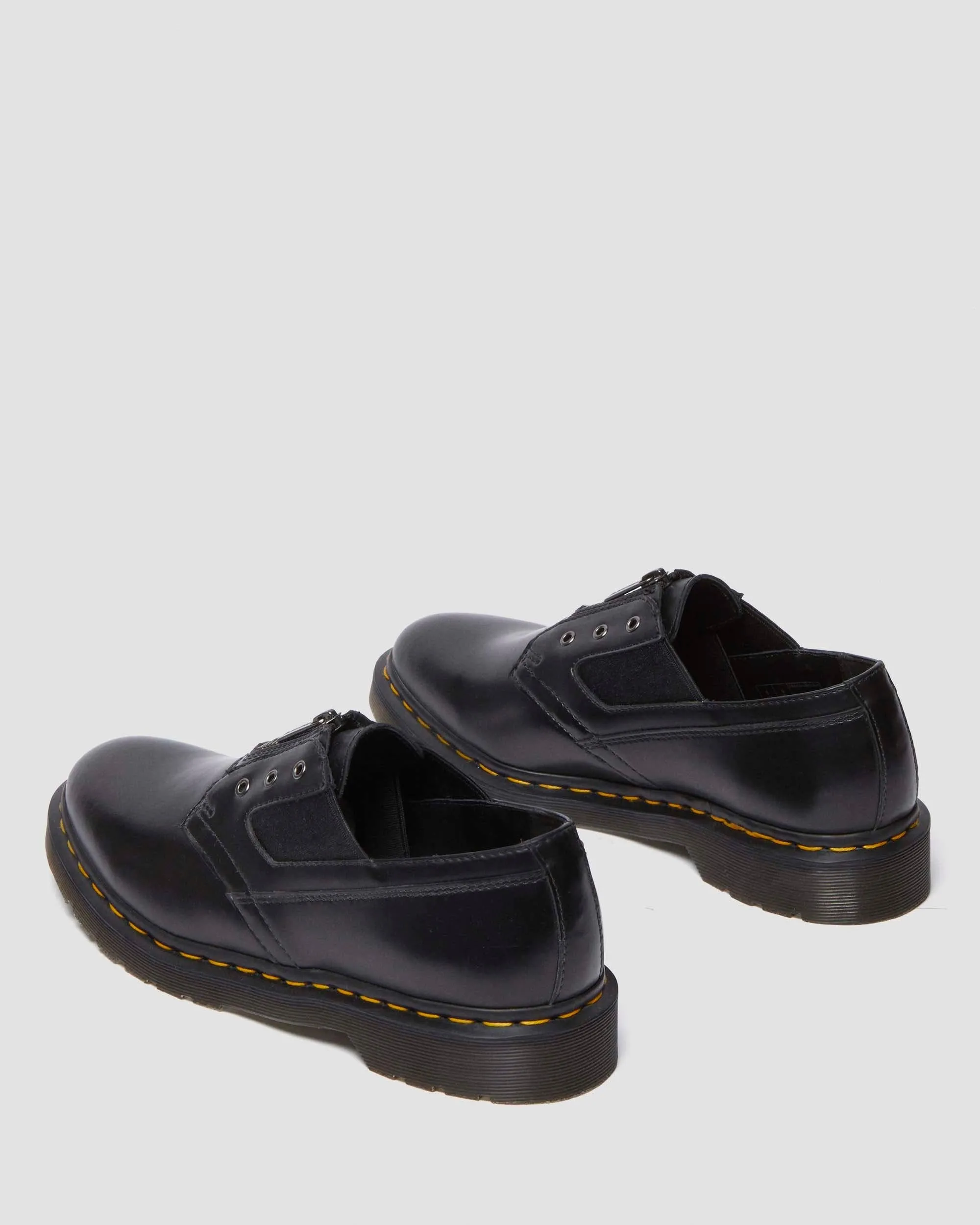 1461 Gusset Polished Smooth Leather Oxford Shoes