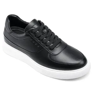 6 CM / 2.36 Inches CMR CHAMARIPA Elevator Shoes - Step Up Your Height Game with Black Casual Elevator Sneakers - Gain 2.36 Inches Instantly!