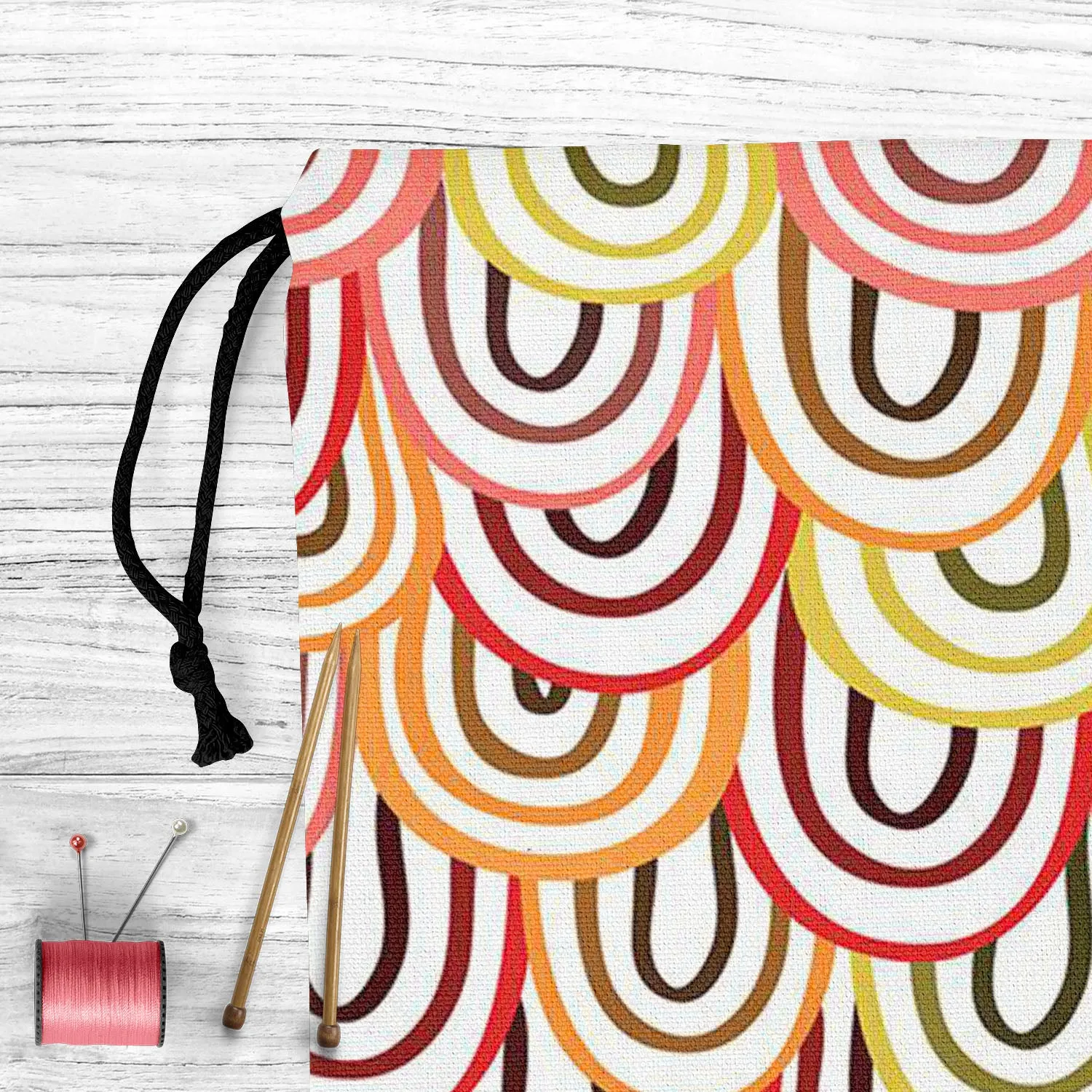 Abstract Doodles D1 Reusable Sack Bag | Bag for Gym, Storage, Vegetable & Travel