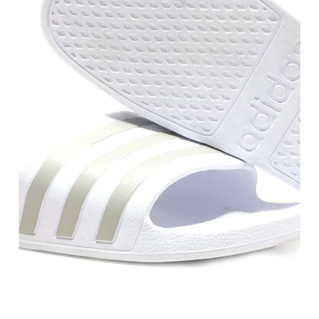 Adidas Adilette Sliders Rubber White Colour For Women