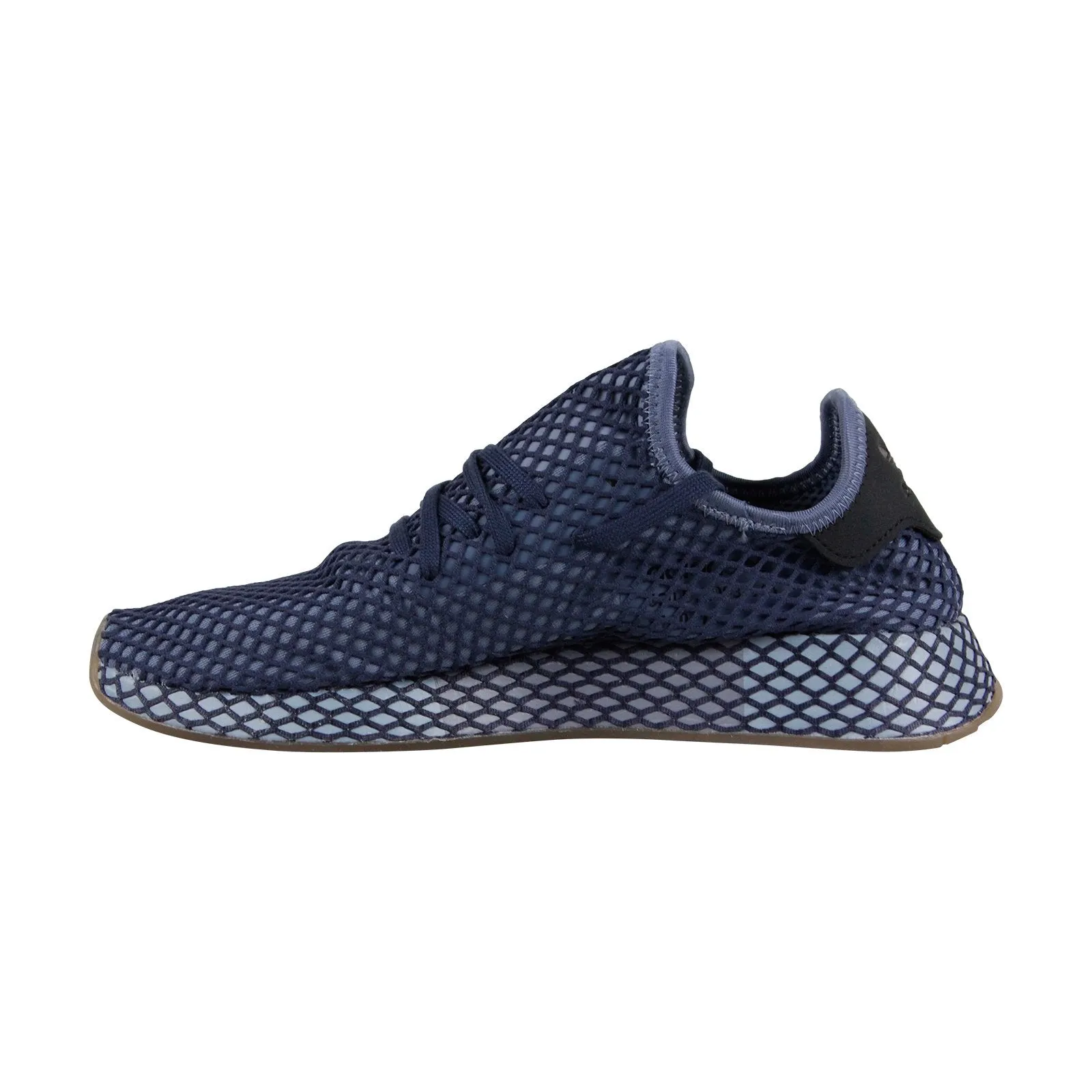 Adidas Deerupt Runner B41772 Mens Blue Mesh Lace Up Lifestyle Sneakers Shoes