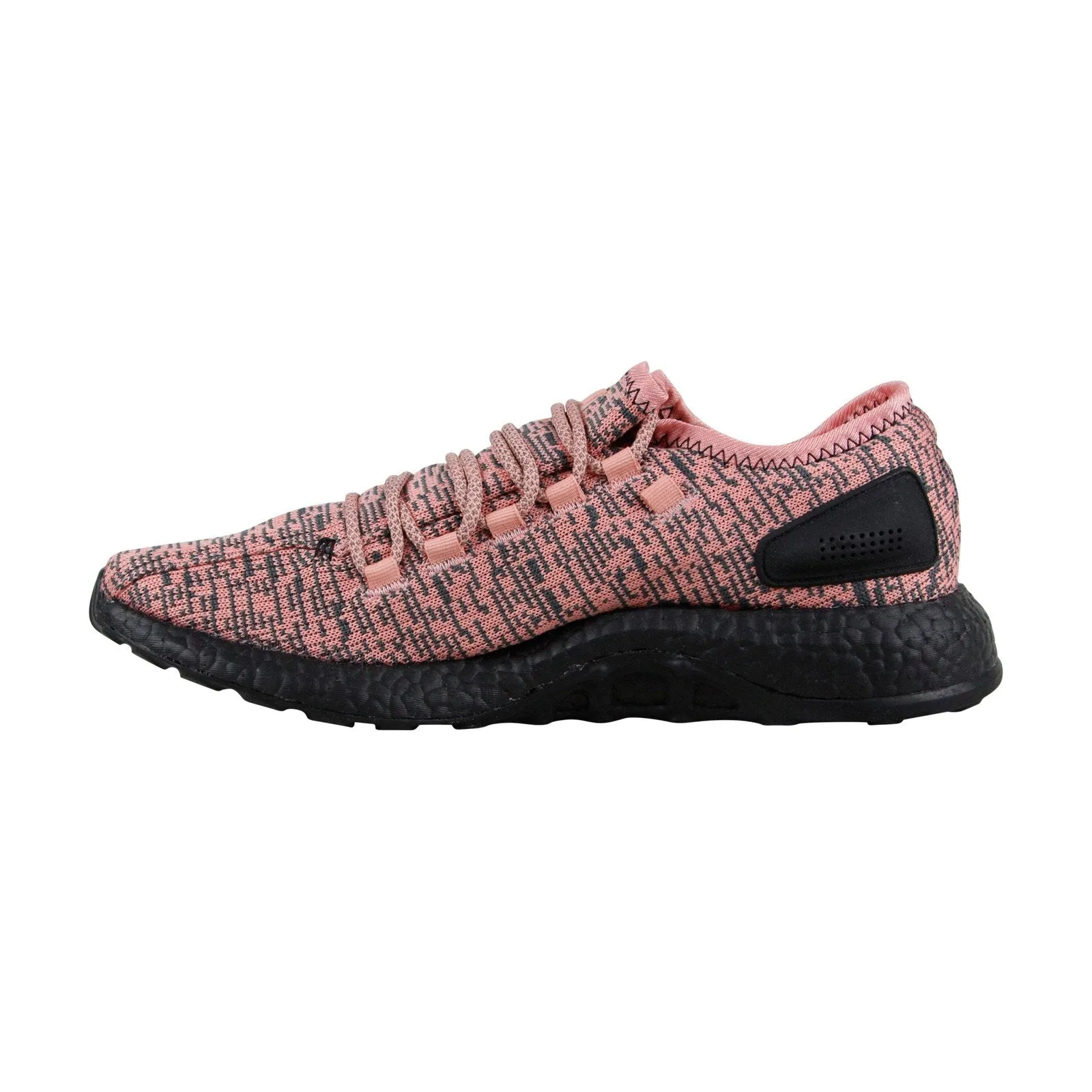 Adidas Pureboost CG2985 Mens Pink Canvas Lace Up Lifestyle Sneakers Shoes