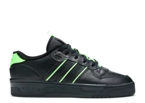 Adidas RIVALRY LOW 'SOLAR GREEN' sneakers, black