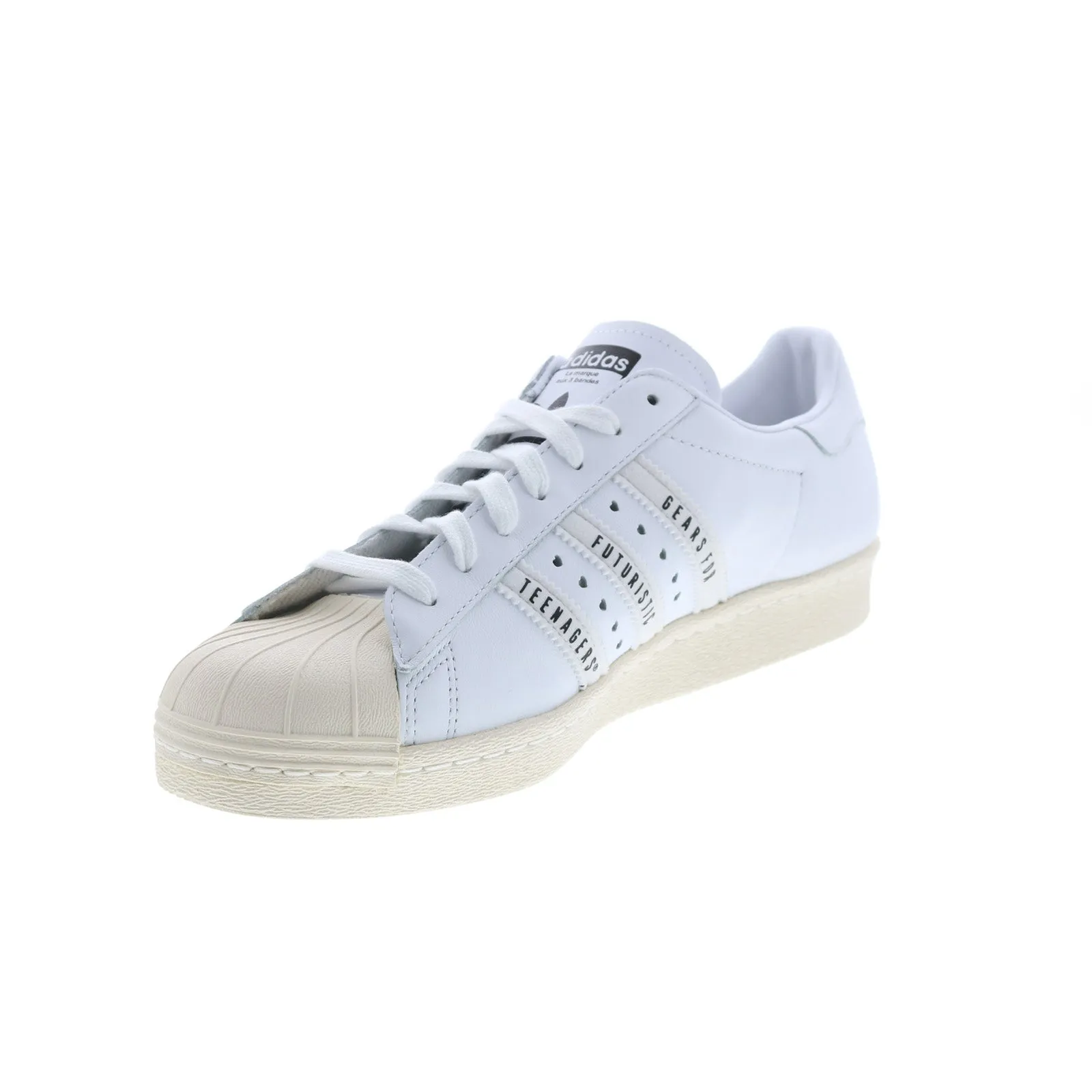 Adidas Superstar 80S Human Made FY0730 Mens White Lifestyle Sneakers Shoes