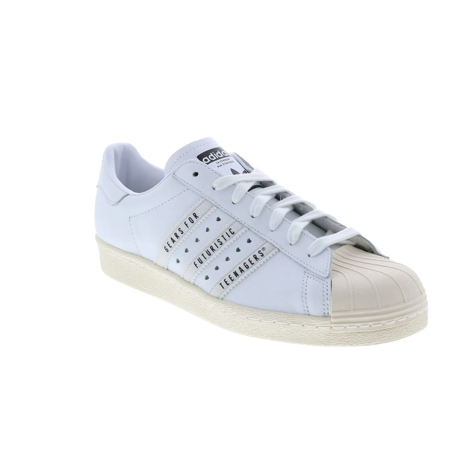 Adidas Superstar 80S Human Made FY0730 Mens White Lifestyle Sneakers Shoes