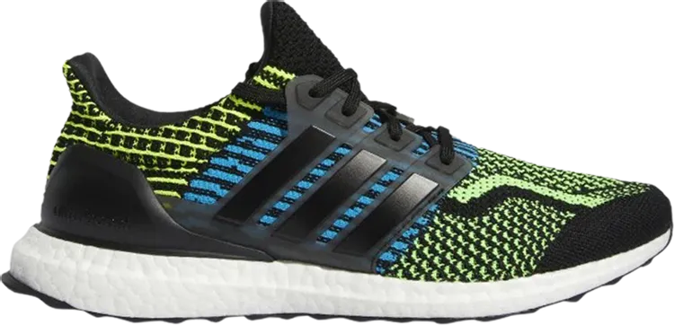 Adidas UltraBoost 5.0 DNA 'Black Team Solar Green' sneakers, black