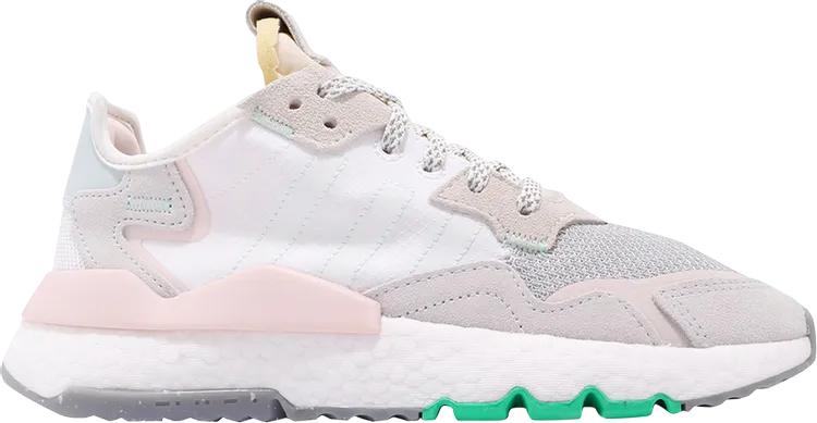 Adidas Wmns Nite Jogger 'Ice Pink Mint' Sneakers, Gray