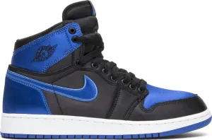 Air Jordan 1 Retro OG BG EP Satin Royal sneakers, black