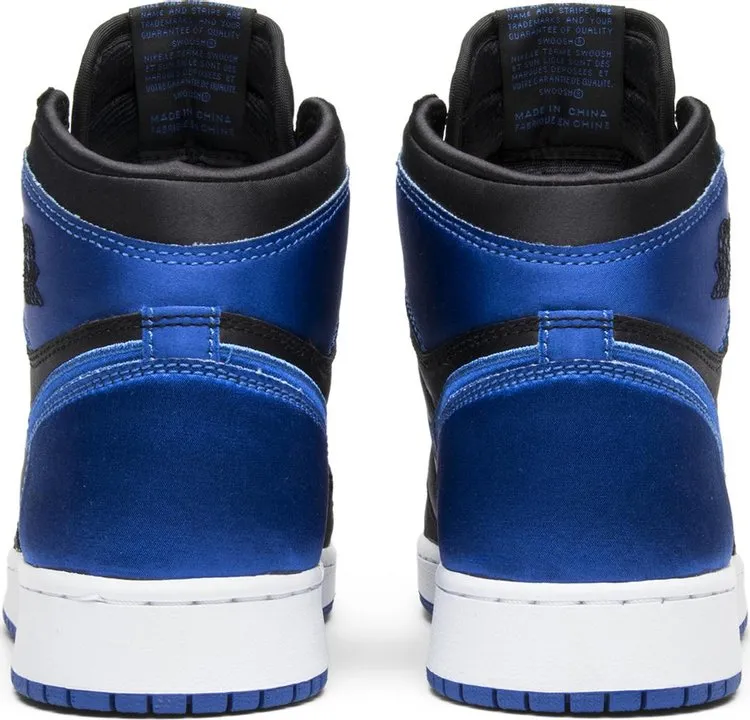 Air Jordan 1 Retro OG BG EP Satin Royal sneakers, black