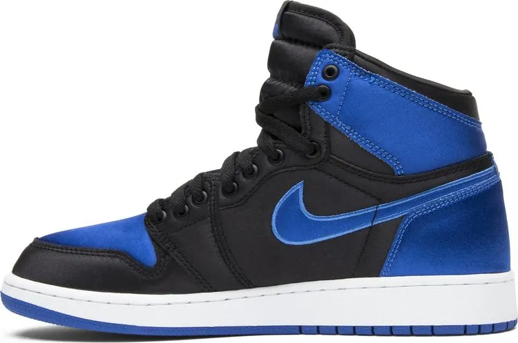 Air Jordan 1 Retro OG BG EP Satin Royal sneakers, black