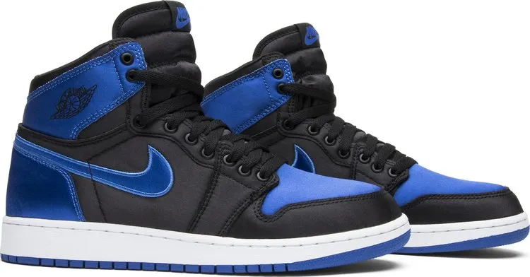 Air Jordan 1 Retro OG BG EP Satin Royal sneakers, black