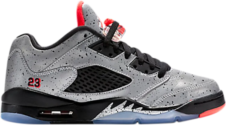 Air Jordan 5 Retro Low BG Neymar Sneakers, Silver