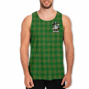 Aldwell Irish Clan Tartan Men's Tank Top with Coat of Arms