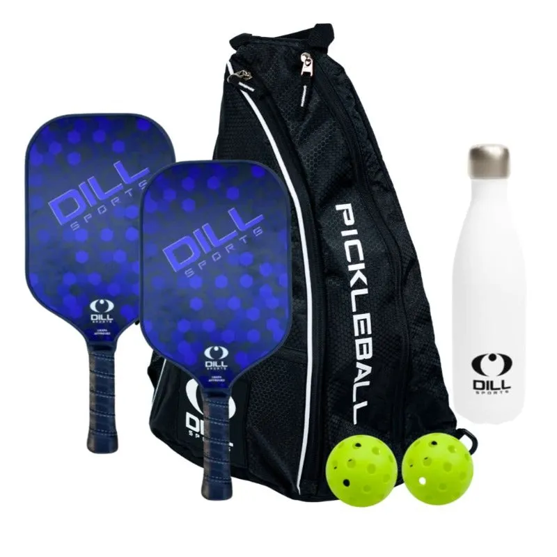 All In One 2 Pickleball Paddles and Sling Bag Set