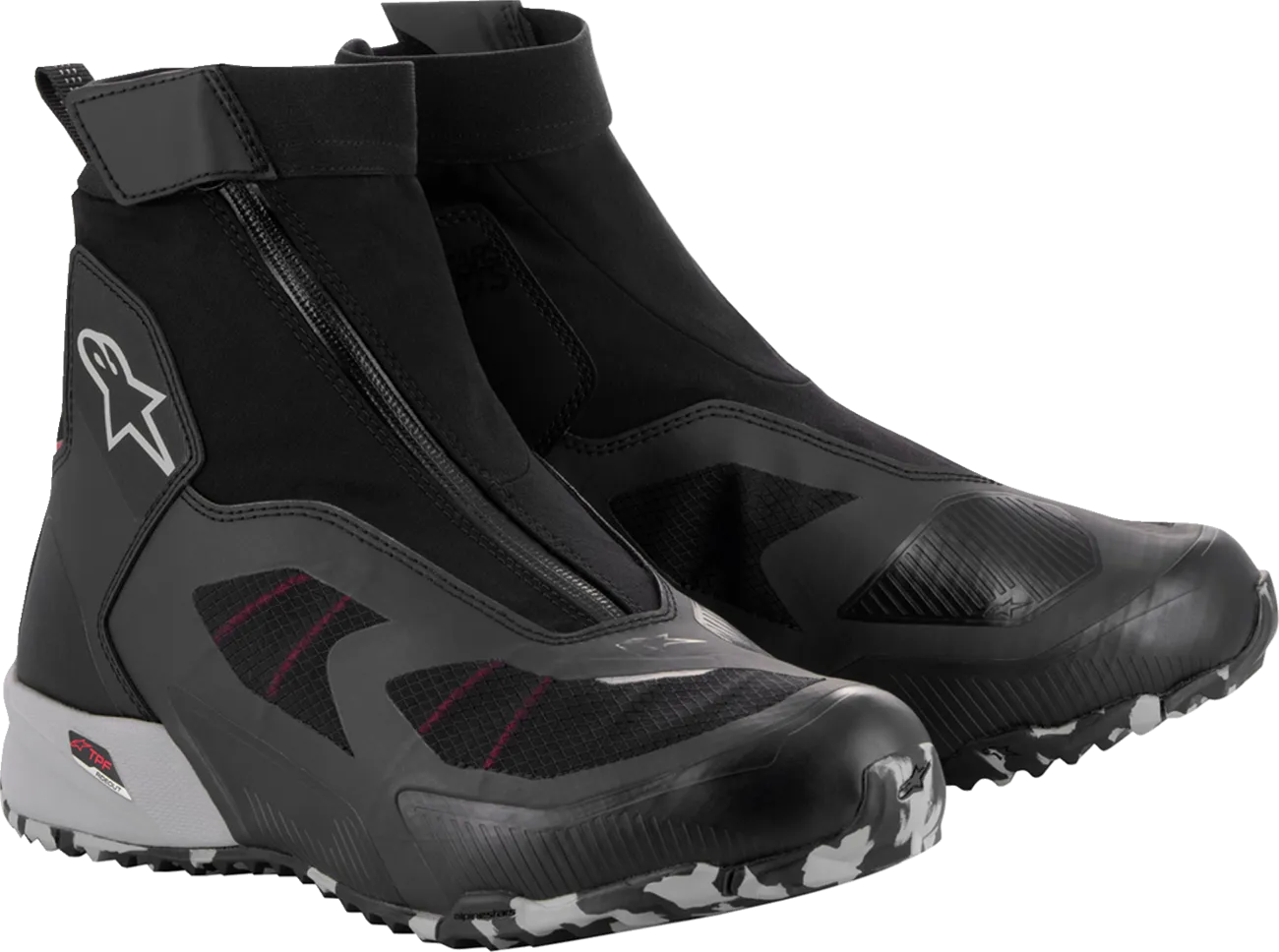 ALPINESTARS CR-8 Gore-Tex? Shoes - Black/Grey/Red - US 12 2338224122212