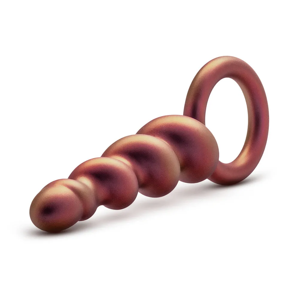 Anal Adventures Matrix By Blush® | Spiral Loop Copper 5.25-Inch Anal Plug