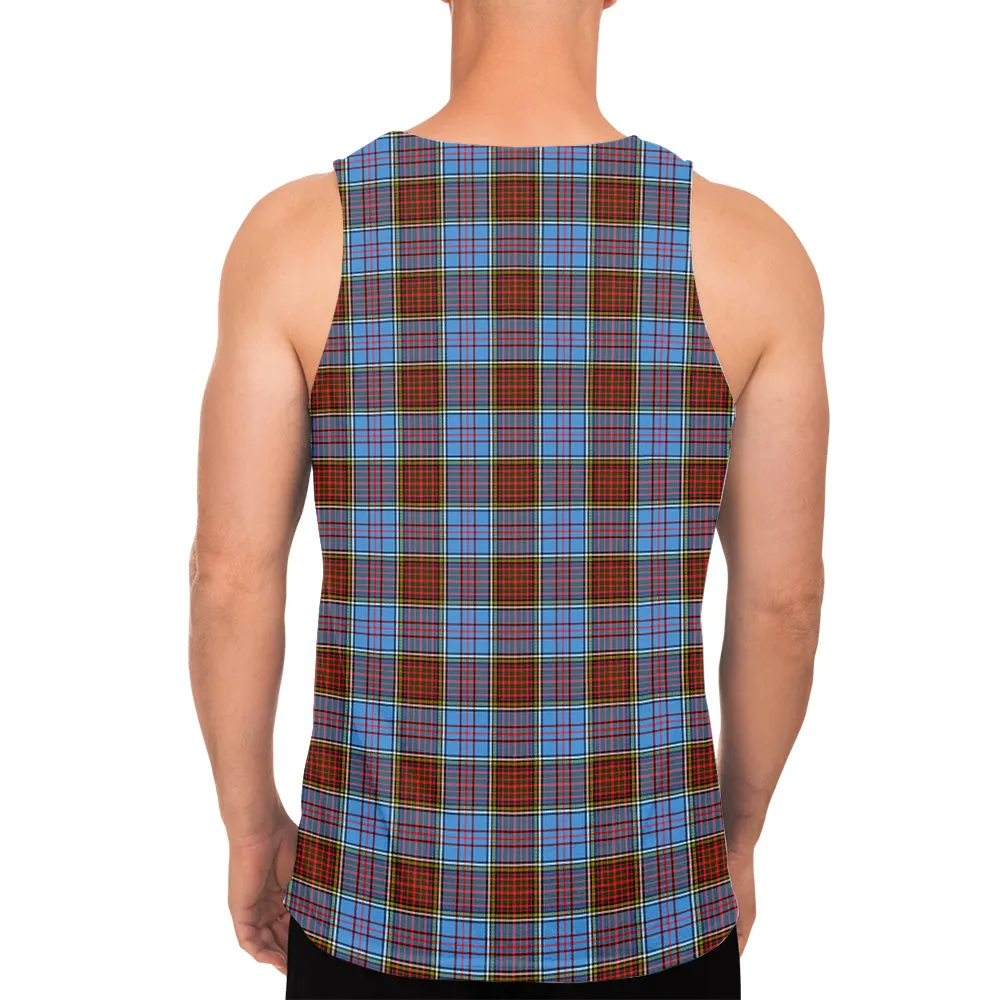 Anderson Modern Tartan Mens Tank Top with Family Crest