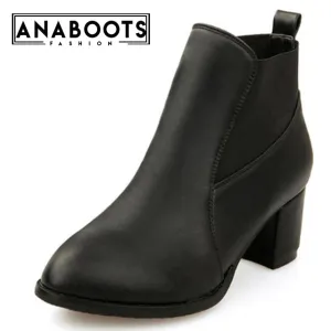 Ankle Boots Shoes Woman Short Booties