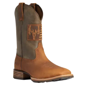 Ariat Men's Hybrid Patriot Country Copper Brown Boot 10038353