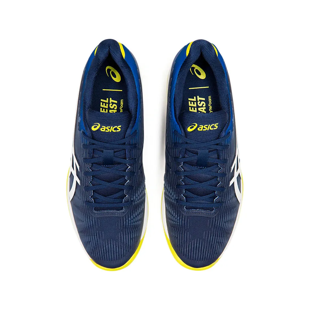 Asics Solution Speed FF Navy White Mens Tennis Shoes