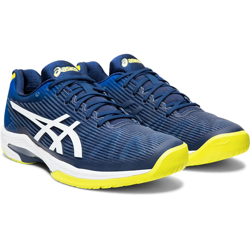 Asics Solution Speed FF Navy White Mens Tennis Shoes