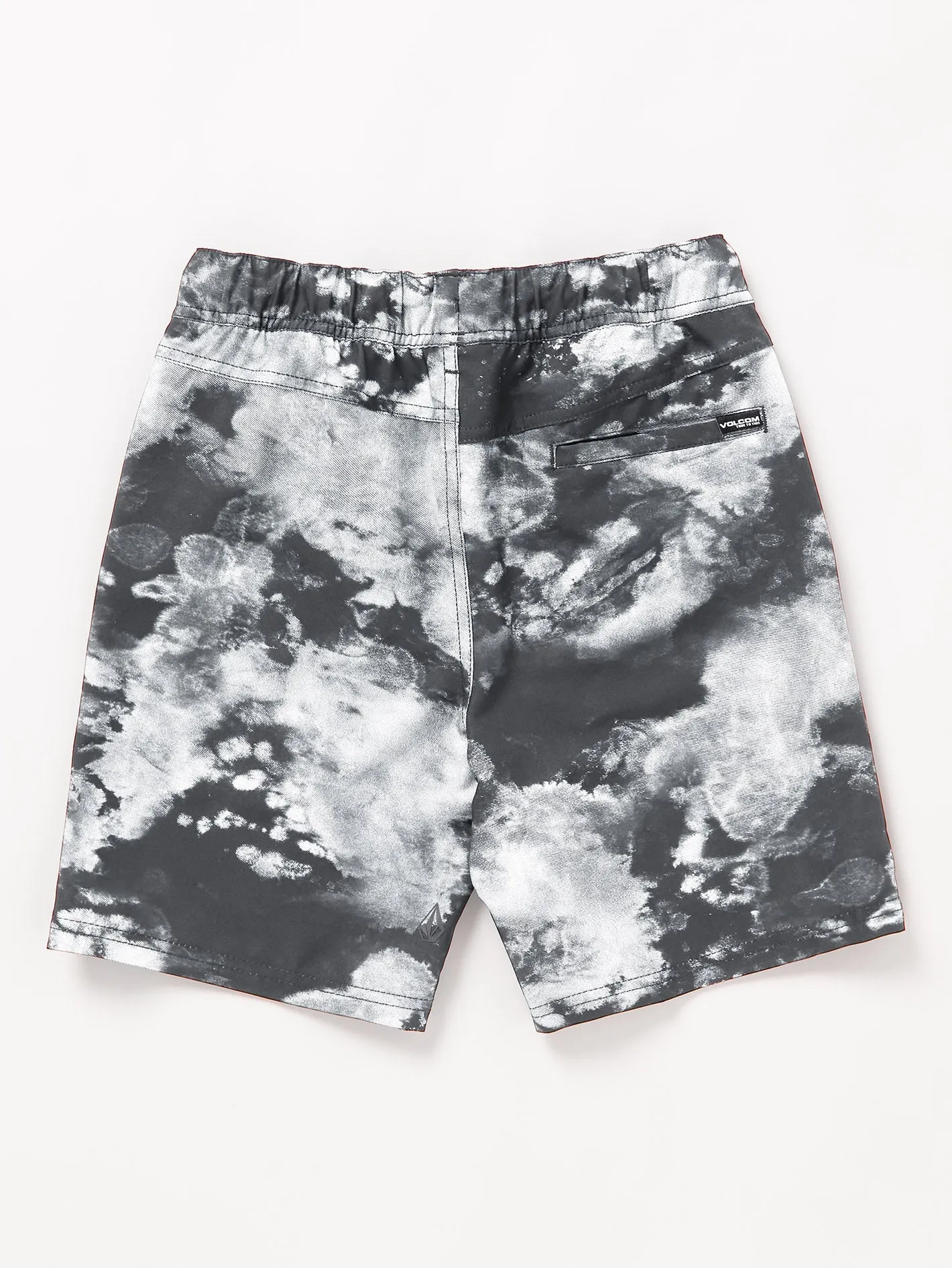 Asphalt Beach Hybrid Short - BLACK WHITE - (KIDS)