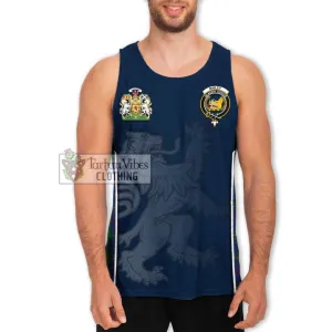 Bailey Tartan Men's Tank Top with Family Crest and Lion Rampant Vibes Sport Style