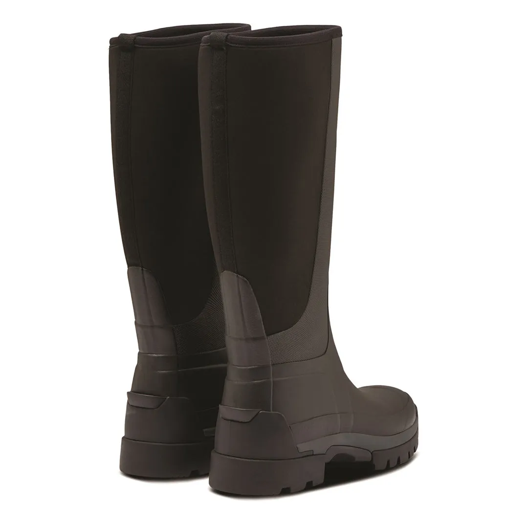 Balmoral Hybrid Tall Wellington Boots - Black by Hunter