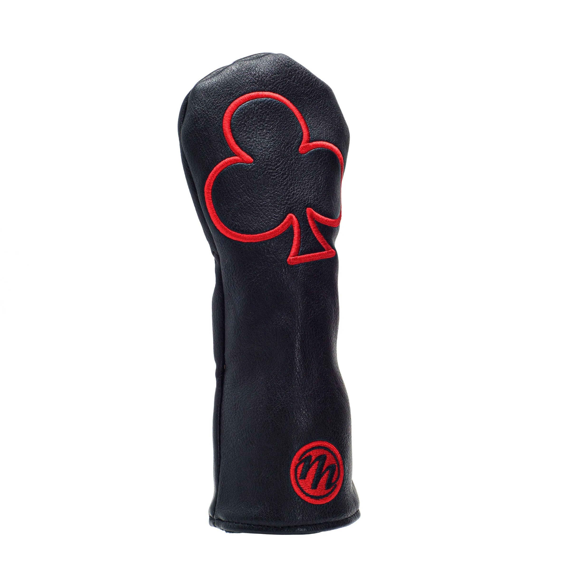 Black Playing Card Clubs Golf Hybrid Head cover