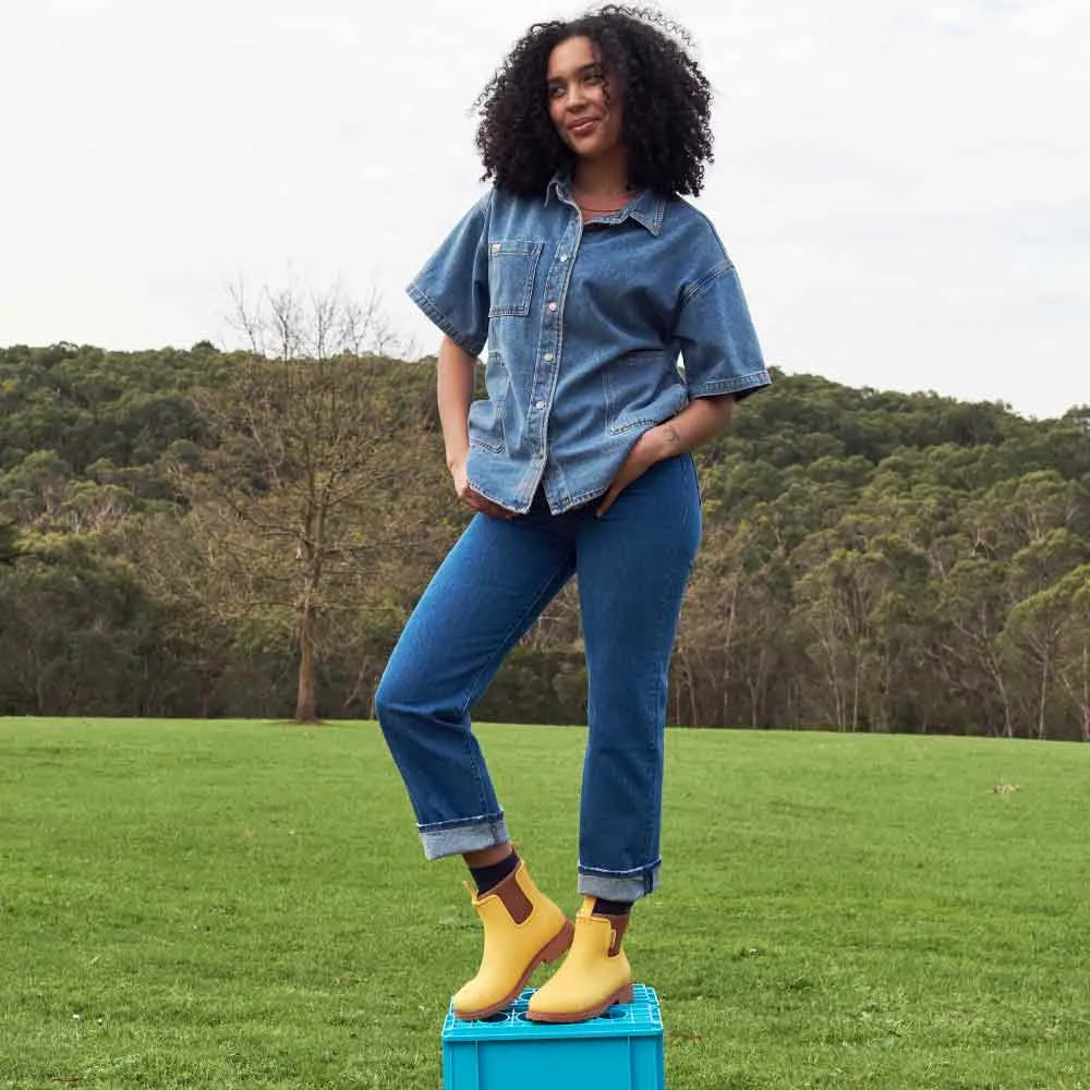 Bobbi Ankle Boot // Sunflower Yellow