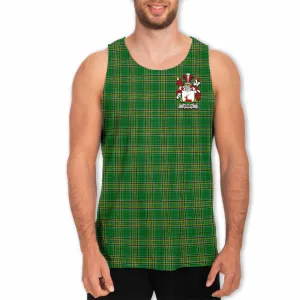 Bowen Irish Clan Tartan Men's Tank Top with Coat of Arms