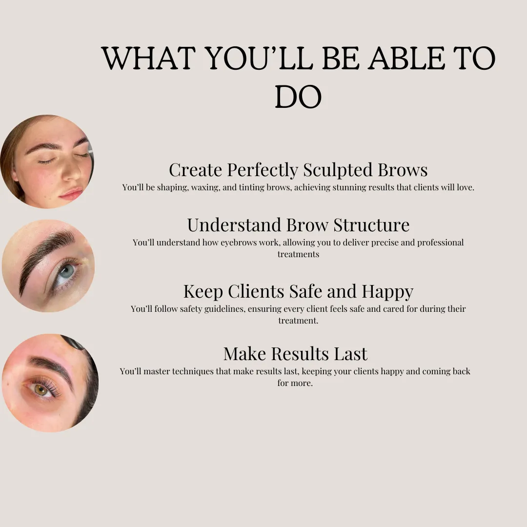 Brow Lamination, Waxing & Tinting Course