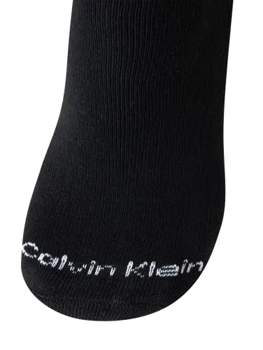 Calvin Klein Men's Quarter Socks-12 Pack Cushioned Athletic Ankle Socks for Men, Size 7-12, All Black