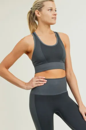 Chevron Hybrid Sports Bra