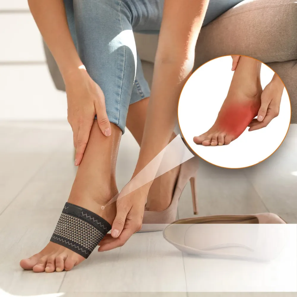 Compression Arch Support Sleeve for Plantar Relief