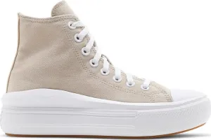 Converse Wmns Chuck Taylor All Star Move High Mono Pastels Sneakers - Farro, Cream