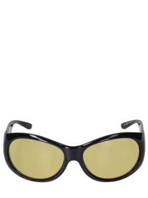 Courreges   Hybrid 01 round acetate sunglasses 