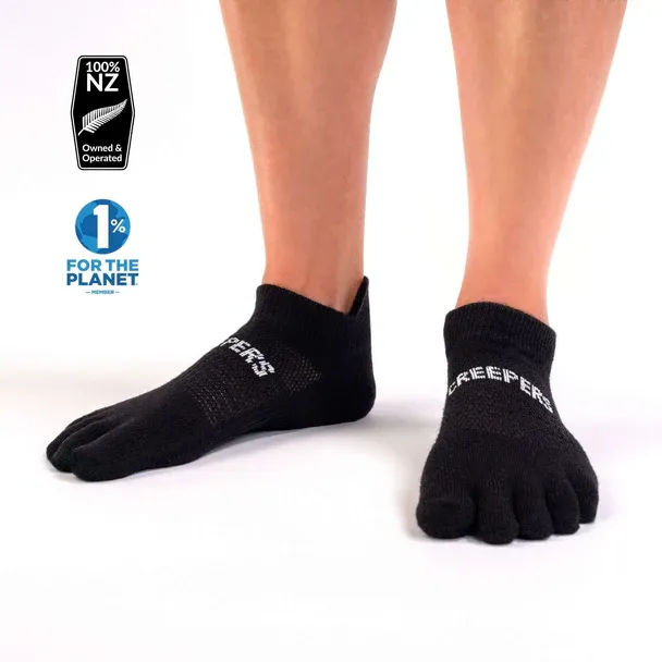 Creepers Merino Toe Socks - Ankle Length