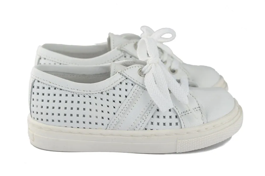 Crios Unisex White Trainer