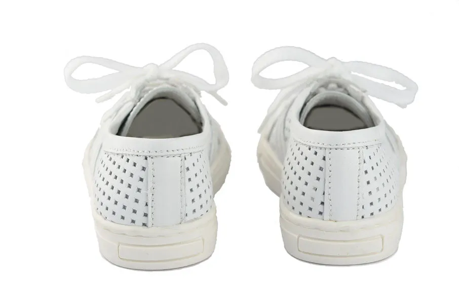 Crios Unisex White Trainer