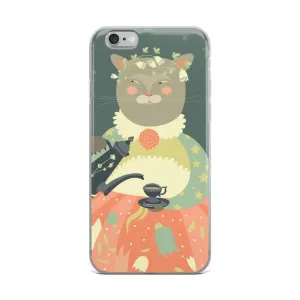 Cute Cat Lady iPhone Case