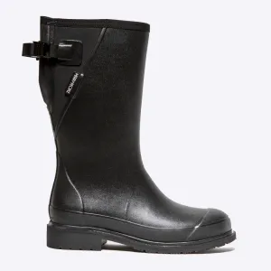 Darcy Mid Calf Rainboot // Black & Black