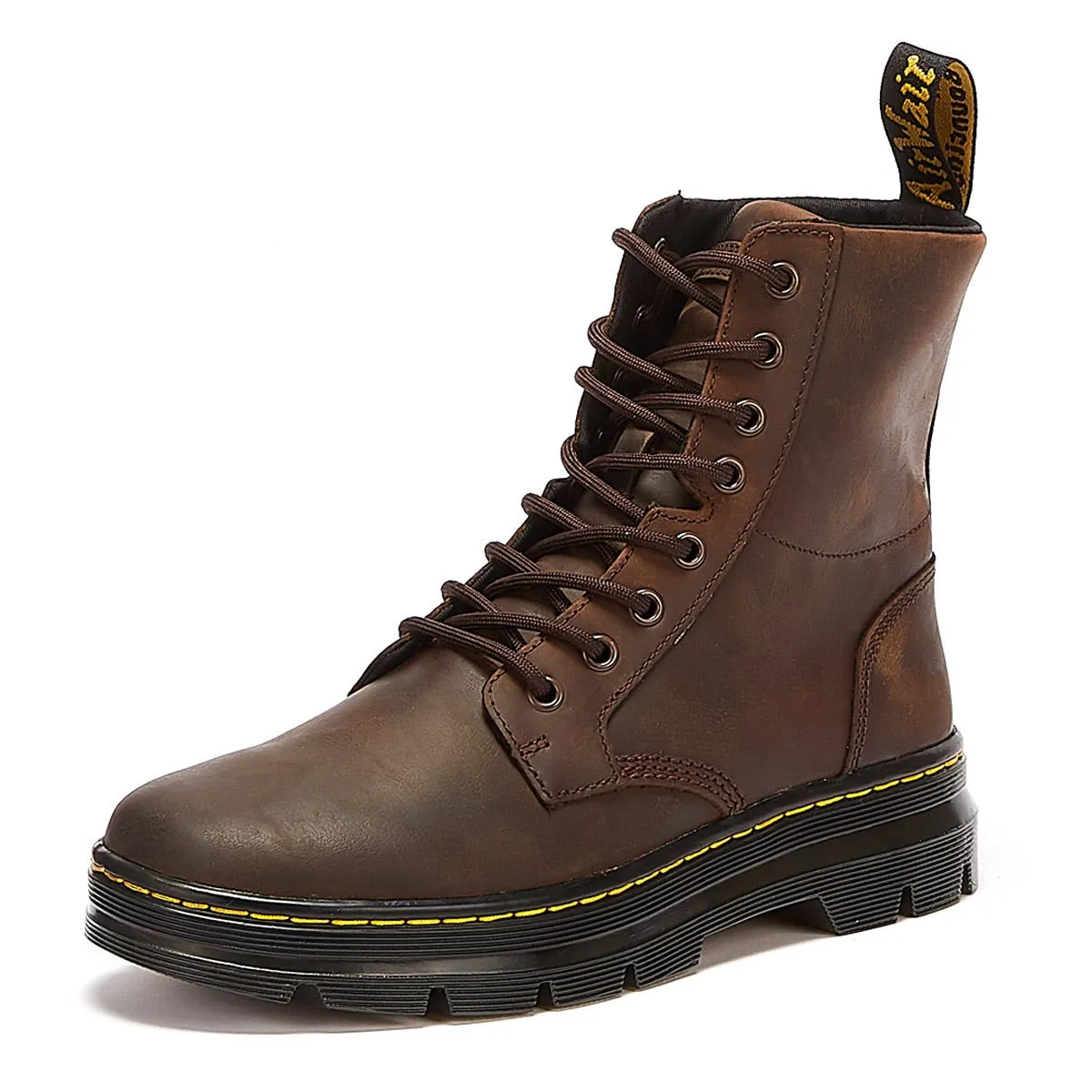 Dr. Martens Combs Crazy Horse Brown Boots