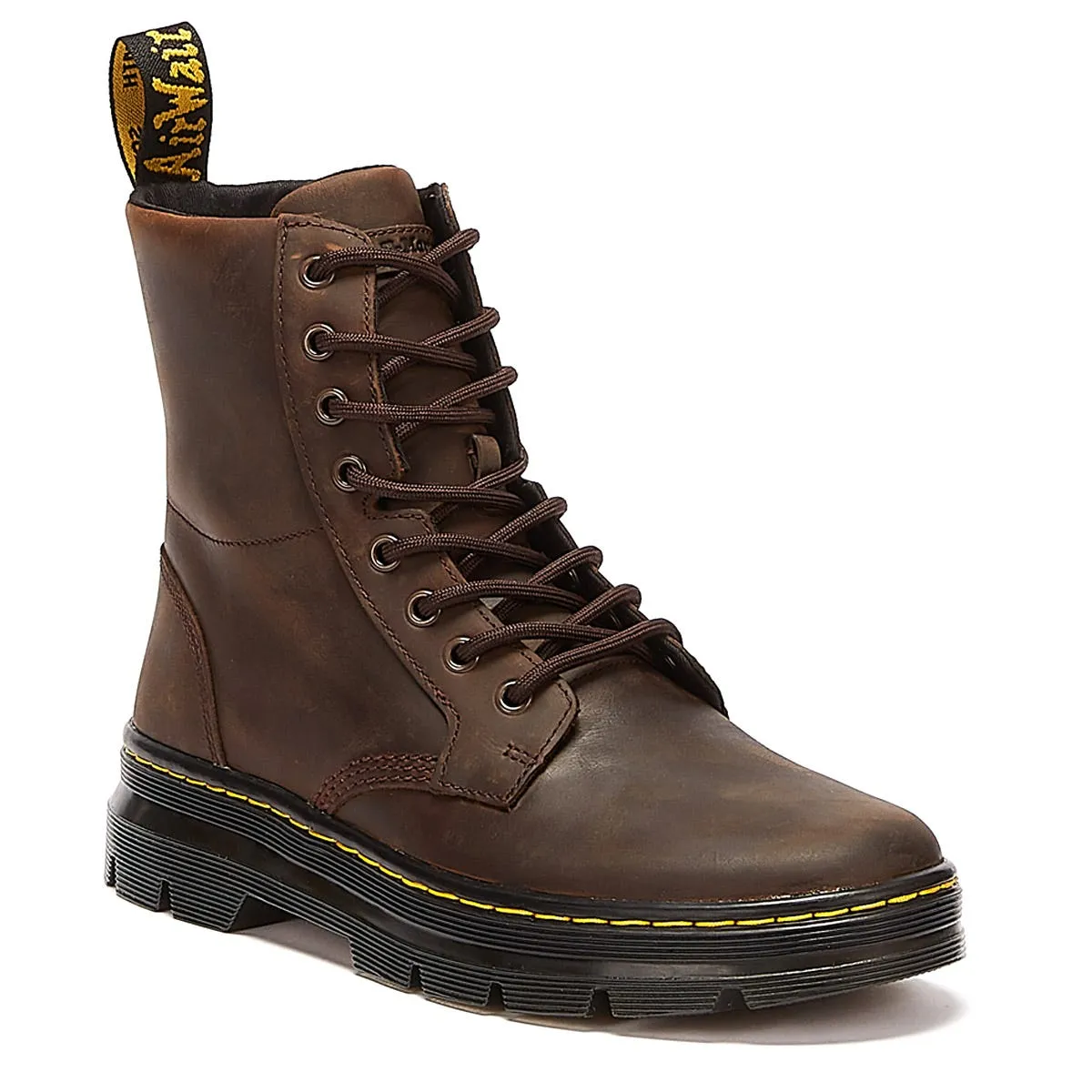 Dr. Martens Combs Crazy Horse Brown Boots