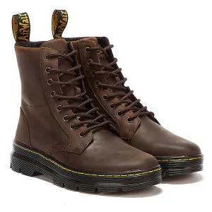 Dr. Martens Combs Crazy Horse Brown Boots