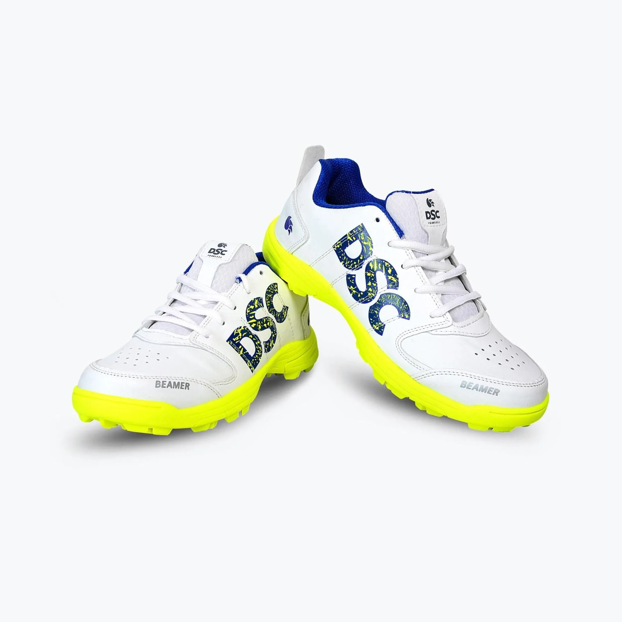 DSC Beamer Cricket Spike Shoes (Fluro Green)