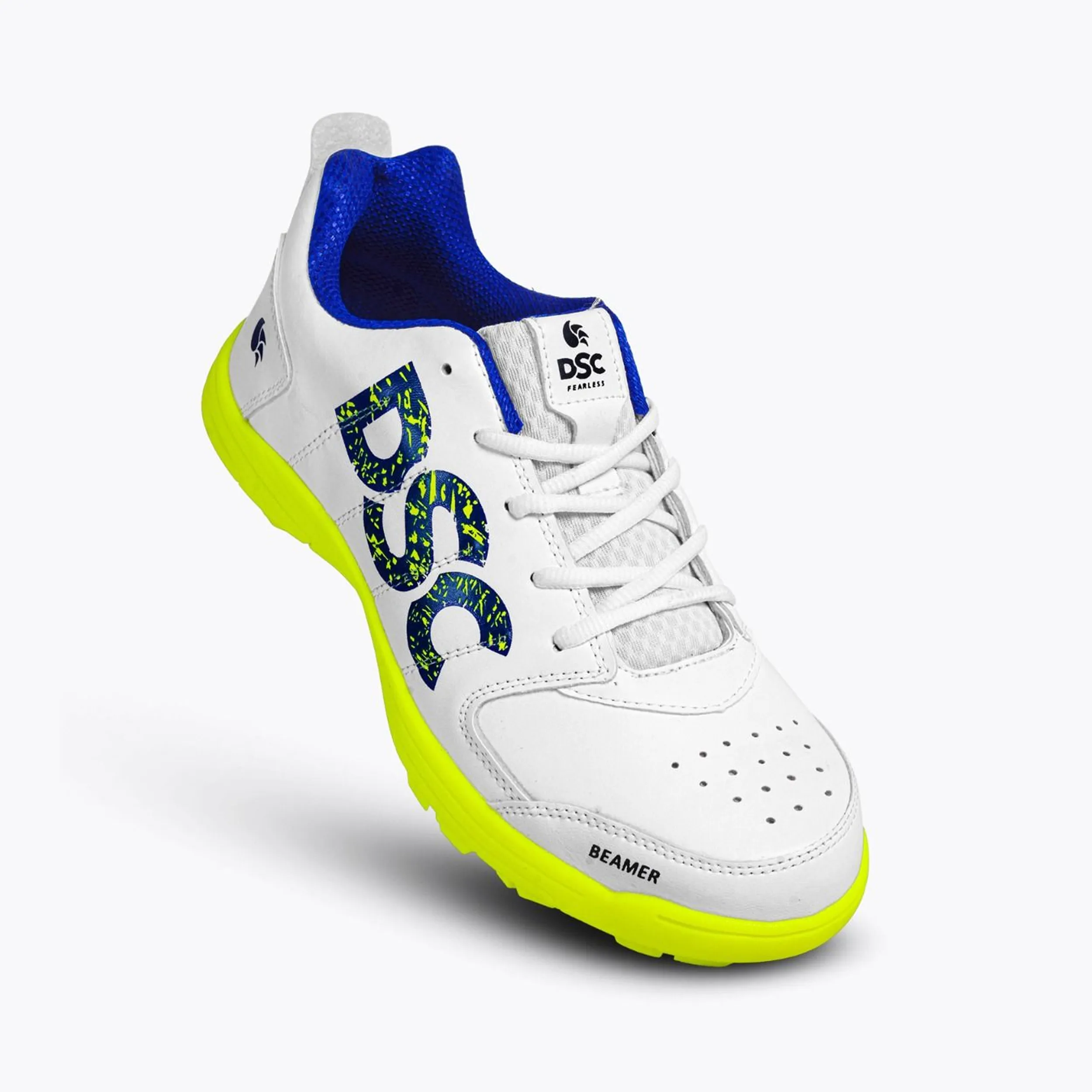 DSC Beamer Cricket Spike Shoes (Fluro Green)