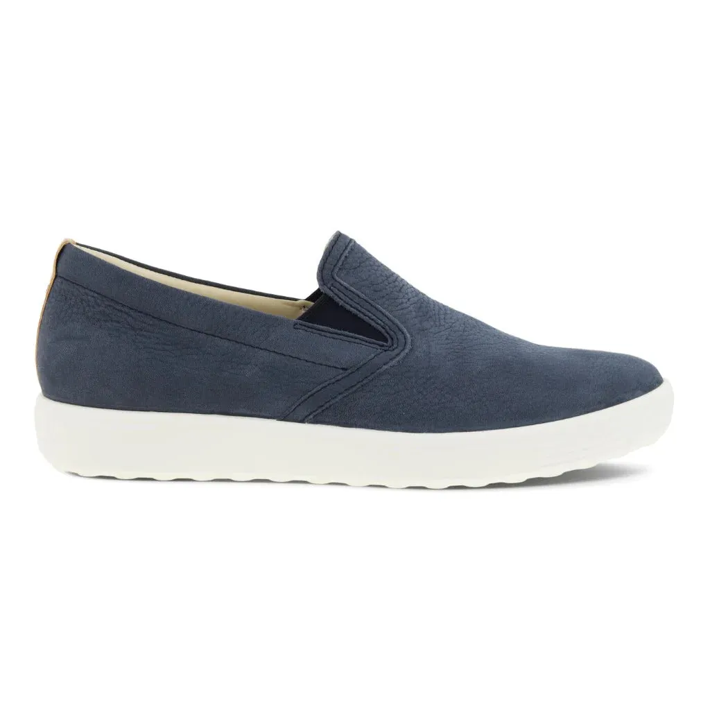 ECCO Women's Soft 7 Casual Slip-On - Marine